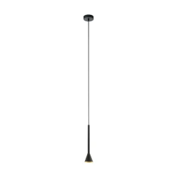 Eglo Cortaderas visilica/1, led, gu10, 1x5w, crno/zlatna