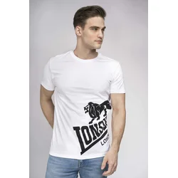 LONSDALE Majica Dereham črna/bela