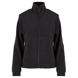Womens fleece sweatshirt Double black