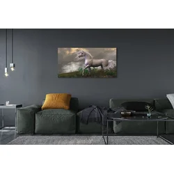 tulup.si Slika na platnu Unicorn oblaki 120x60 cm