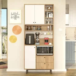 Hanah Home Višenamenska komoda RE6-SW, 88 x205 x35.5 cm, Hrast