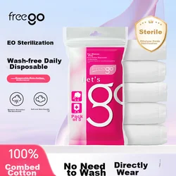 Freego Ženske jednokratne slip gaćice, 5 komada, Bele