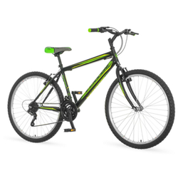 Venssini Torino 26 MTB kolo za moške, črno-zelene barve