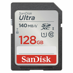 SANDISK spominska kartica Ultra 128GB SDXC 140MB/s