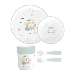 Kikka Boo Set posuđa 4 dela Savanna Mint