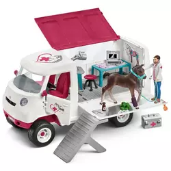 SCHLEICH set Mobilna veterinarska stanica sa ždrebetom 42370