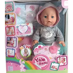 Lutka koja piški Yala Baby - S duksericom, 35 cm