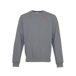 U.S. POLO ASSN. Pulover  siva / rdeča