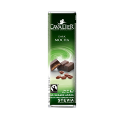 Temna čokolada s kavo in lešniki, brez sladkorja 40g