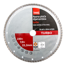 Rezna ploča dijamantska turbo o230mm