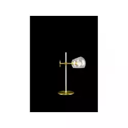 LUNA 90 STONA LAMPA 1*E14 GOLD/WHITE/CLEAR GLASS