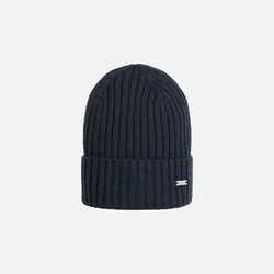 Dark Blue Mens Winter Hat Geox Yvan - Mens