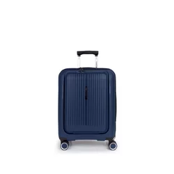 Gabol Kofer mali (kabinski) sa odeljkom za laptop PROŠIRIVI 40x55x22/25cm Brooklyn 41,7/47,4 l-3,1 kg metalik plava ( 16KG123923E )