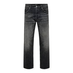 Only & Sons Kavbojke ONSEdge črn denim