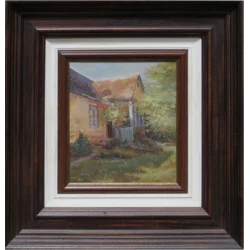 Stara kuća, Ulje na platnu, 26 x 22 cm