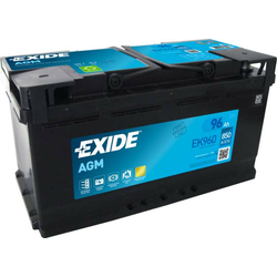Akumulator EXIDE EK960 AGM start-stop 96Ah D+