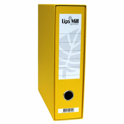 Registrator s kutijom A4, 8 cm, Lipa Mill, žuti