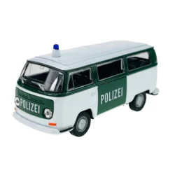 shumee WELLY 1972 VW VOLKSWAGEN BUS T2 POLIZEI 1:34 42347