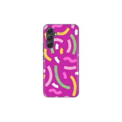 TERACELL Maska za Samsung A546B Galaxy A54 5G Happy Lines pink