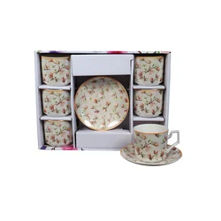 Sigma Set šolja za kafu, porcelan, 160ml 6/1 (Lust/Br) YK160-ZY-8997