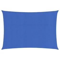Vidaxl Senčno jadro 160 g/m2 modro 2x4,5 m HDPE
