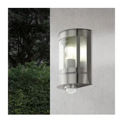 Eglo 79286 - Spoljašnje zidno svetlo sa senzorom TRIBANO, 1xE27/60W/230V, IP44