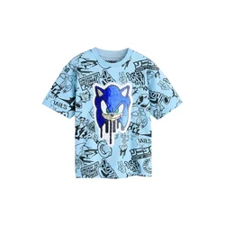 Next Majica Sonic kraljevo modra/svetlo modra/črna/bela