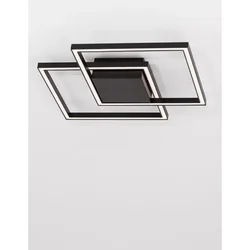 BILBAO PLAFONSKA SVJETILJKA LED 25W/3000K/1600lm/IP20/CRNA