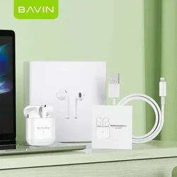 Bavin slušalice AirPods + kabl lightning bela ( 90209 )