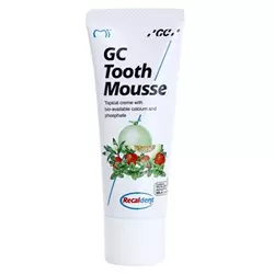 GC remineralizacijska zaščitna krema za občutljive zobe brez fluorida za profesionalno uporabo Tooth Mousse Vanilla, 35ml