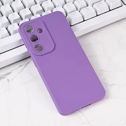 Maska za telefon Silikon Pro Camera za Samsung S931B Galaxy S25 5G, Ljubičasta