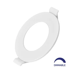 Braytron Ugradni LED panel BRY-SMD-CRP-6W-OKRUGLI-DIMABILNI-4INC-BELI-3000K