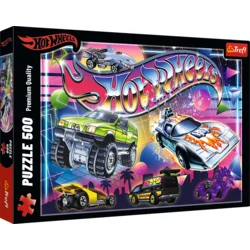 TREFL Puzzle Hot Wheels: 80. leta 500 kosov