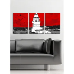 Wallity Zidni sat 3P3040CS-5, 96x40 cm, 3 dela