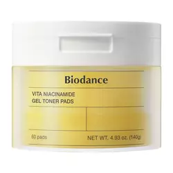 Biodance Blaznice za lice Vita Niacinamide Gel Toner Pad, 60 komada