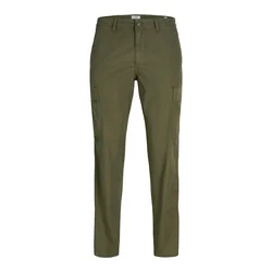 JJ Rebel Muške pantalone Carlos 12291340, Maslinaste