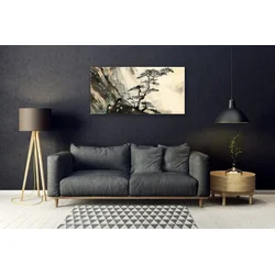 tulup.si Slika na steklu Painted tree art 100x50 cm 4 obešalnika