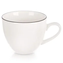 Orion Bela porcelanasta skodelica za espresso DECORA 100 ml
