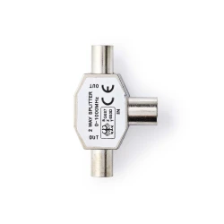 Nedis CSGB40950ME - Koaksijalni razdelnik 2xIEC