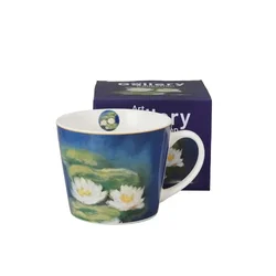Duo Claude Monet Vodne lilije Preprost porcelanast vrček 600 ml