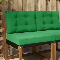 Jastuk za vanjsku sofU 2 pcs Zelena Poliester
