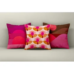 Aberto Design Set dekorativnih jastučnica Asr_plw25-29, 43x43 cm, 3 komada, Šarena