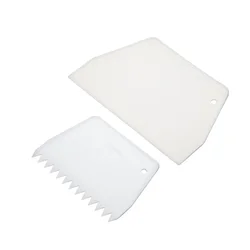 Set of 2 spatulas for decorating with glaze, made from plastic - by Ki