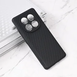 Maska za Xiaomi Redmi Note 14 Pro 5G (EU) Carbon fiber crna