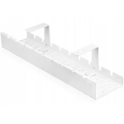 slomart ATL DA263A Organizator kablov pod mizo, bel