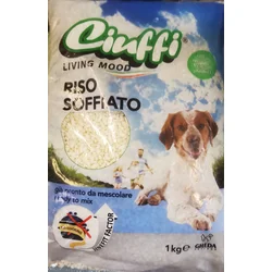 Ekspandiran riž za psa 1kg Ciuffi