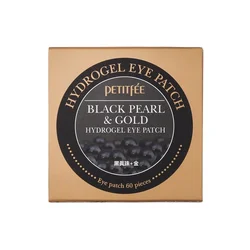 Petitfee Jastučići za područje ispod očiju Black Pearl & Gold Hydrogel Eye Patch, 60 komada