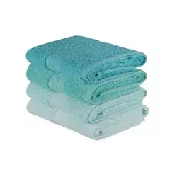 Lessentiel Maison Set peškira, 4 komada, Tirkizni