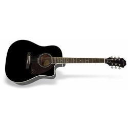 GUITAR EPIPHONE AJ-220SCE BK ELECTRIC ACOUSTIC