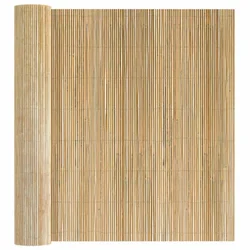 Vidaxl Bambusova ograja Naravna 400 x 180 cm Bambus